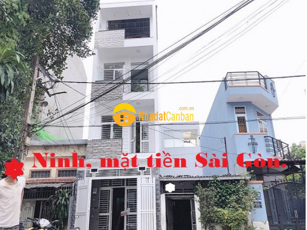 Nhà mt kd nguyễn súy, tân quý, tân phú, 128m2, 4 tầng, 6pn. ninh mặt tiền.