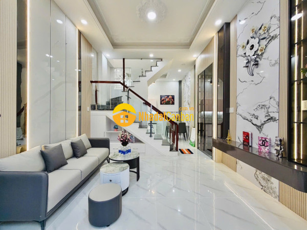Bán nhà gò vấp dưới 5 tỷ thống nhất gần quang trung 2 tầng mới cóng hẻm 1 trục