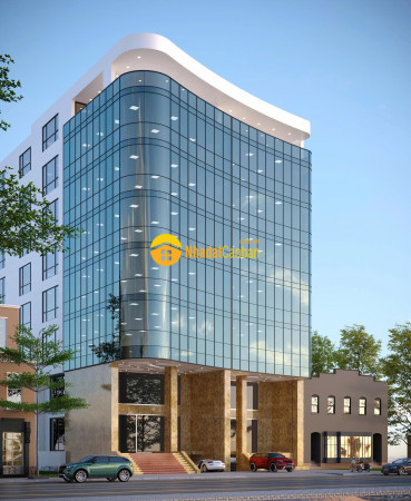 Bán tòa nhà vp 9 tầng khu vực dịch vọng hậu duy tân dt 602m2 mt 21m. giá 350 tỷ