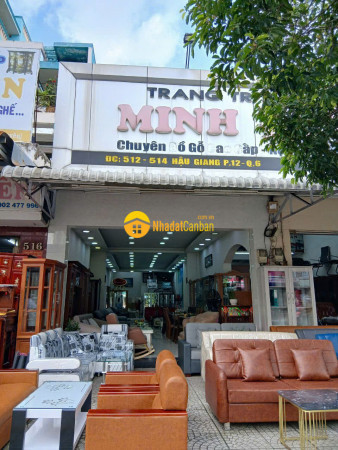 Mặt tiền đường hậu giang quận 6 dt 4,8 x 20 giá 25 tỷ