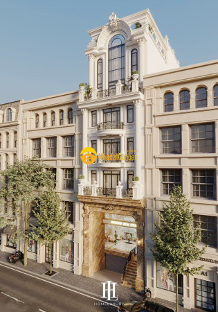 Bán tòa nhà văn phòng 9 tầng mặt phố bach mai dt 280m2 mt 7.6m. giá 200 tỷ